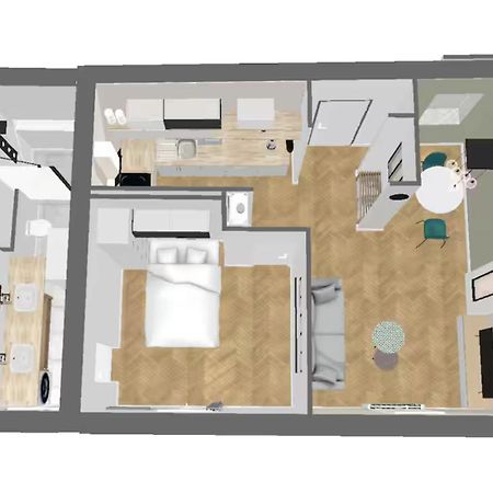 Appartchic - Appartement Standing - Plein Centre & Parking Prive Creon Exterior photo