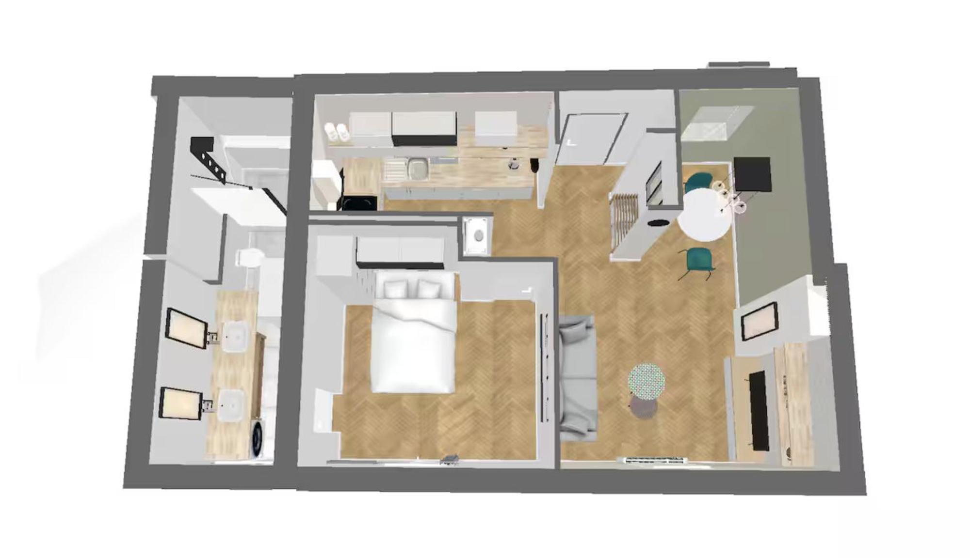 Appartchic - Appartement Standing - Plein Centre & Parking Prive Creon Exterior photo